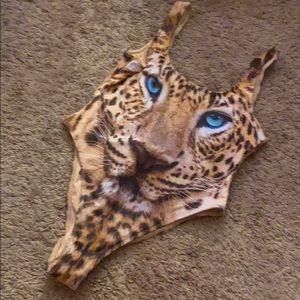 Leopard bathing suit